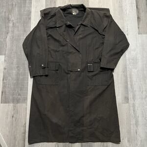 Vintage Bushtrader Waxed Canvas Cotton Duster Riding Men's Outdoor Jacket 3XL
